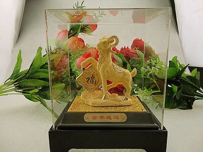 【羊年精選】絨沙金擺件S-D147“金羊送福” | 商務(wù)禮贈(zèng)與居家裝飾的華美之選